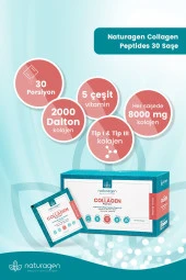 Naturagen Collagen Beauty 30'Lu Saşe Şeftali Aromalı Tip 1 & Tip 3 - 8.000 Mg Hidrolize Toz Kolajen - 5