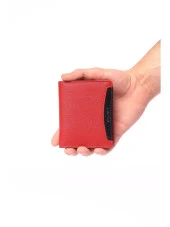 Grande Hakiki Deri Erkek Cüzdanı Kırmızı 702 thumbnail 5