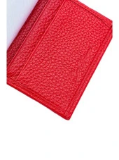 Grande Hakiki Deri Erkek Cüzdanı Kırmızı 325 thumbnail 5