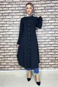 Moda Çizgi Desenli Tunik - 2