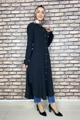 Moda Çizgi Desenli Tunik - 4