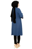 Moda Çizgi Desenli Tunik - 4