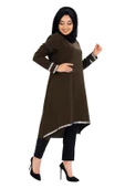 Moda Çizgi Desenli Tunik - 2