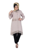 Moda Çizgi Desenli Tunik - 1