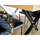 Ofis Masa Ayağı Metal Çapraz Ayak Masa Lama Masa Ayağı thumbnail 6