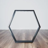 Retro Masa Ayakları Yemek Masası Ayağı Altıgen Metal Ayak thumbnail 4