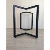 Metal Ayak Masa Üçgen Masa Ayağı Dekoratif Masa Ayakları - 4