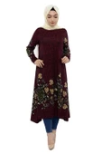 Moda Çizgi İşlemeli Krep Şal - 3