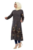 Moda Çizgi İşlemeli Krep Şal - 3