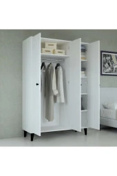 Mobilique Selin Üç Kapaklı Raflı Gardrop - 3