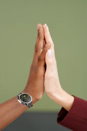 Galaxy Watch Uyumlu Fuchsia  46mm DNKR-05 22mm Metal Kordon thumbnail 6