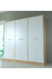 Mobilique  6 Kapaklı Side Gardırop Çam - 1