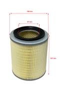 Mitsubishi Canter Turbosuz (FE515,FE519,FE635,FE639,FE659,FE839,4D32,4D34) 1996-2005 Hava Filtresi - 2