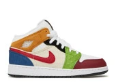 Nike Air Jordan 1 Mid Patchwork Multico - Dr6957-100 - 1