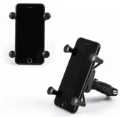 Xbyc 2084-2 360 Derece Dönebilen Bisiklet Ahtapot Telefon Tutucu Siyah - 1
