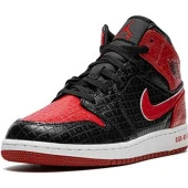 Nike Jordan 1 Mid Bred Text (Gs) - DM9650-001 Spor Ayakkabı - 4