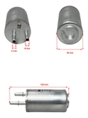 Volvo S80 II (2.0T, 2.5T, 3.2) Elektrik Soketli 2010-2014 Yakıt Filtresi - 2