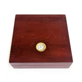 Mezmob Masif Yerli Sedir Ağacı Humidor Puro Kutusu Küçük Boy Analog - 2
