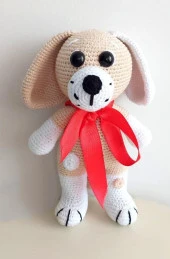 Dafny Yavru Köpüş Amigurumi Organik Oyuncak - 1