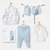 Andywawa AC24560 Dinosaur 5'Li Bebek Hastane Çıkış Seti White - 1