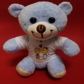 Mutlu Çift Tişörtlü Peluş Ayı - 1