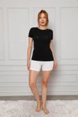 Moda Çizgi Kadın Penye Boxer 5871 - 2