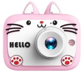 Mini Karikatür Çocuklar Dijital Kamera 1080P Pembe KS102 - 1
