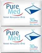 Puremed Hasta Yatak Koruyucu 90*180CM 60 Adet (2PK*30) thumbnail 1