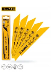 Dewalt 152mm Ahşap Sert Plastik Tilki Kuyruğu 5'li Dt2348 - 1