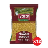 Yazar İri Taneli Pilavlık Bulgur 1 Kg x 12 Adet thumbnail 1