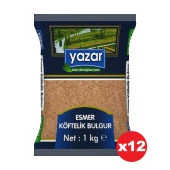 Yazar Esmer Köftelik Bulgur 1 Kg. x 12 Adet thumbnail 1