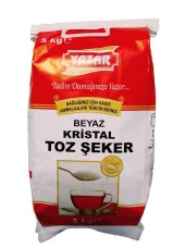 Yazar Kristal Toz Şeker (Kraft Ambalaj) 5 Kg + Pastalık Böreklik Un 5 Kg - 2