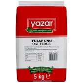 Yazar Doğal Gluten Düşük Yulaf Unu 5 Kg  Taş Değirmende Öğütülmü - 1