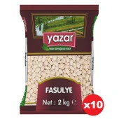 Yazar Kuru Fasulye 2 Kg. x 10 Paket - 1