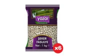 Yazar Şeker Fasulye 1 Kg. x 6 Paket - 1