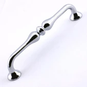 Yayık Kulp Mobilya Mutfak Dolabı Çekmece Dolap Kulpları Kapak Kulpu Kulbu Krom Renk 160 mm Metal thumbnail 7