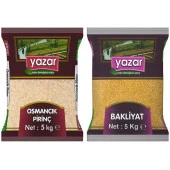 Yazar Osmancık Pirinç 5 Kg. + Pilavlık Bulgur 5 Kg. - 1