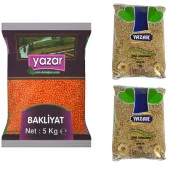 Yazar Kırmızı Mercimek 5 Kg. + Yeşil Mercimek 5 Kg. - 1
