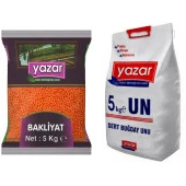 Yazar Kırmızı Mercimek 5 Kg. + Un 5 Kg. - 1