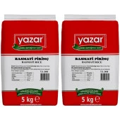 Yazar Basmati Pirinç 5 Kg x 2 Paket - 2