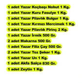Yazar Ramazan Paketi 12 Parça 13 Kg - 2