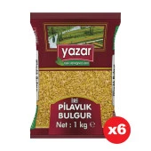 Yazar İri Taneli Pilavlık Bulgur 1 Kg x 6 Adet - 1