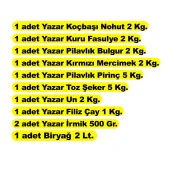 Yazar Ramazan Paketi 10 Parça 24 Kg - 2