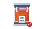 Yazar Kırmızı Mercimek 900 Gr. x 6 Adet - 1