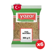 Yazar Yeşil Mercimek 900 Gr. x 6 Adet - 1