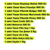 Yazar Ramazan Paket 12 Parça 16,5 Kg. thumbnail 2