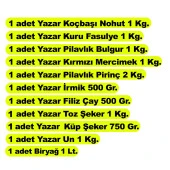 Yazar Ramazan Paketi 11 Parça 10,75 Kg - 2