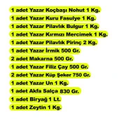 Yazar Ramazan Paketi 13 Parça 13,5 Kg - 2
