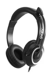 SN-X4 Siyah Mikrofonlu Kulaklık - 3