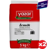 Yazar İrmik 5 Kg x 2 Paket - 1